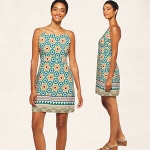 SAM EDELMAN New floral sheath spaghetti strap summer mini dress